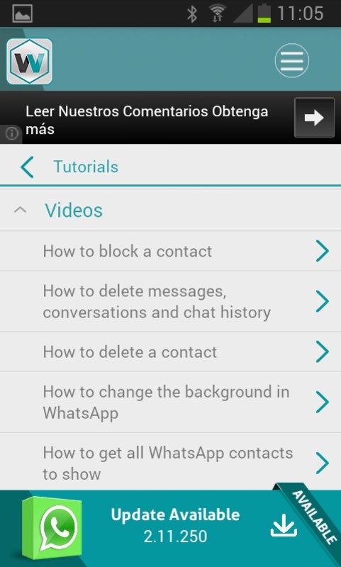 WhatsApp Update