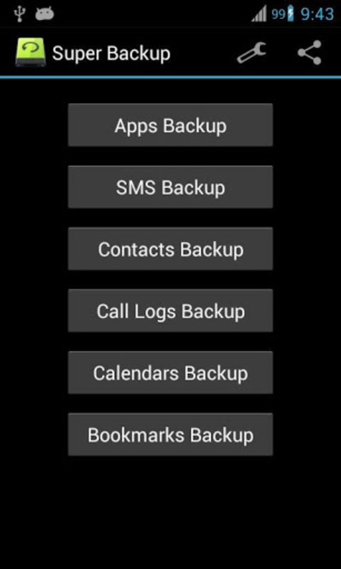 Super Backup: SMS and Contacts