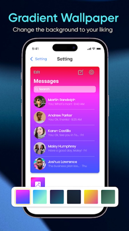 Messages iOS 17 - AI Messenger