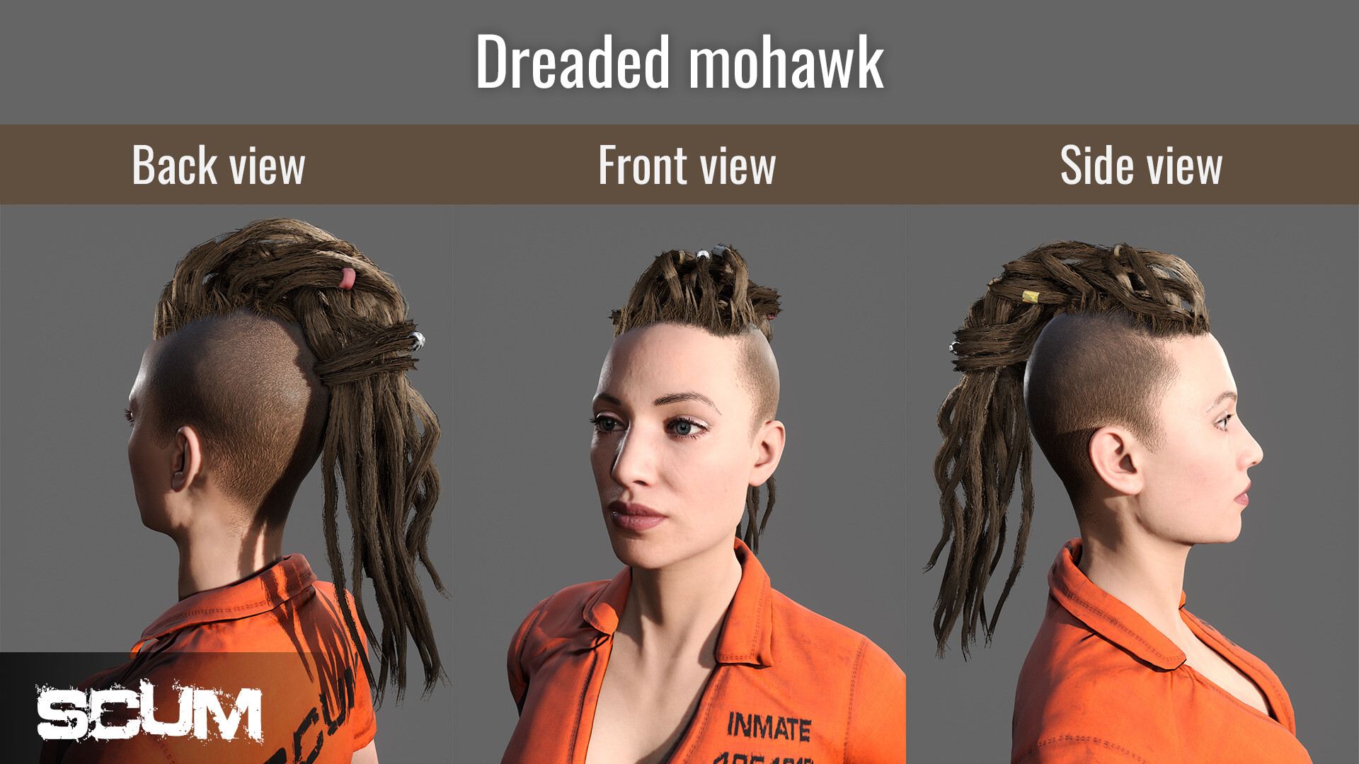 SCUM Female Hair Pack