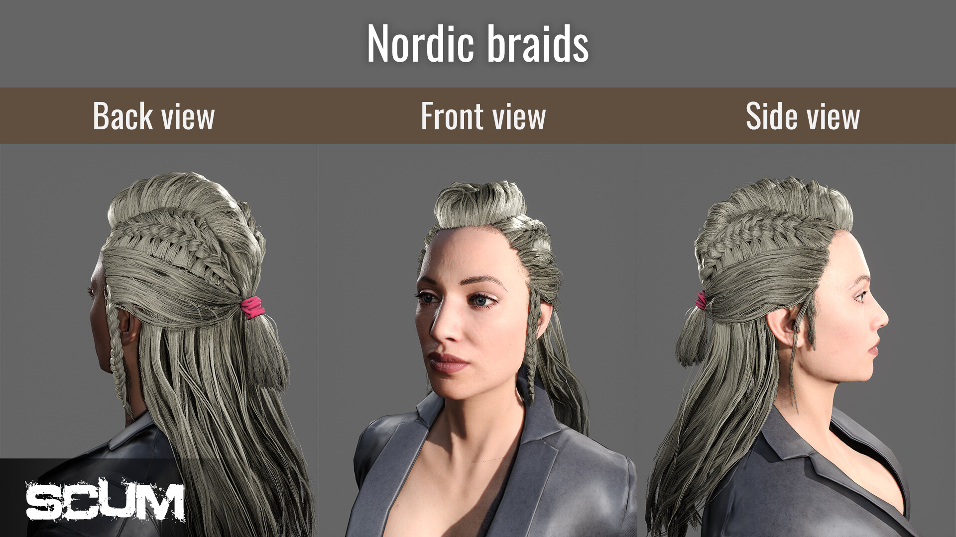 SCUM Female Hair Pack