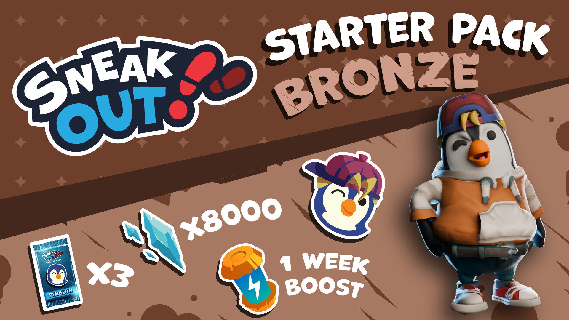 Sneak Out - Starter Pack BronzeSneak Out - Starter Pack Bronze